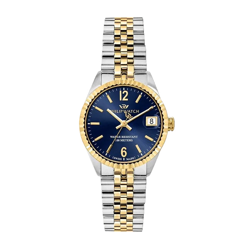 Orologio Philip Watch Caribe da Donna Bicolore con Quadrante Blu R8253597661