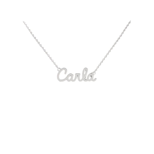 Collana Nome Carla In Acciaio 316 -