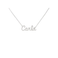 Carla Name Necklace in 316 Stainless Steel