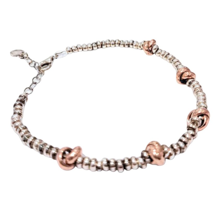 Bracciale Marcello Pane con Nodini Rosè BRTZ 014