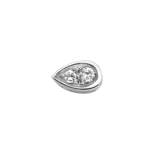 Elements Drop in White Gold and Diamonds