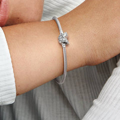 Pandora Bracelet With Butterfly Clasp