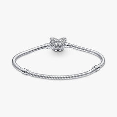 Pandora Bracelet With Butterfly Clasp