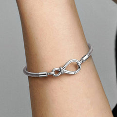 Pandora Bracelet with Infinity Knot Clasp