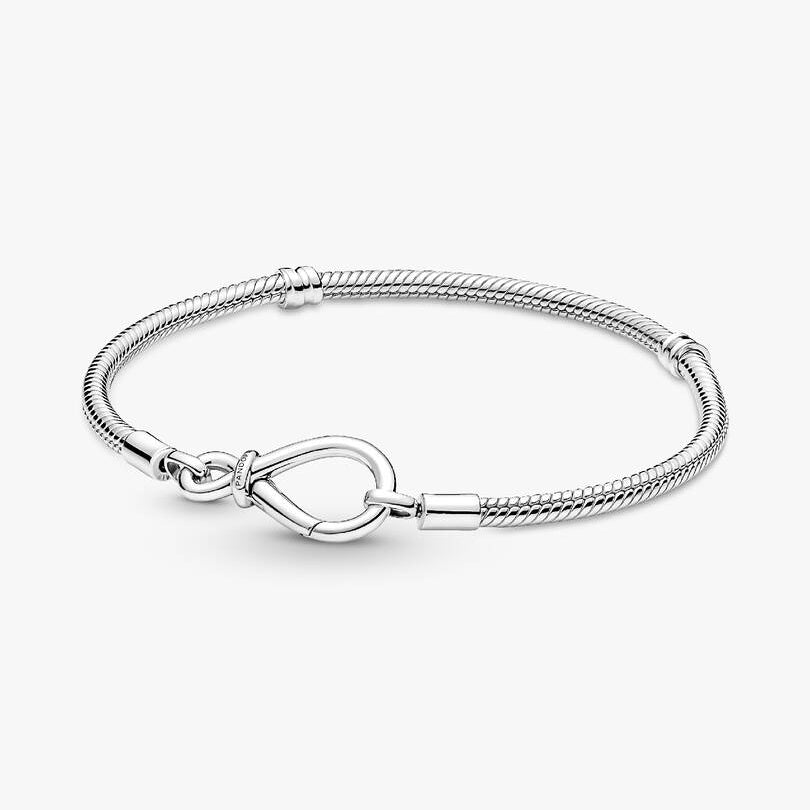 Pandora Bracelet with Infinity Knot Clasp