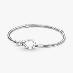 Pandora Bracelet with Infinity Knot Clasp