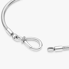 Pandora Bracelet with Infinity Knot Clasp