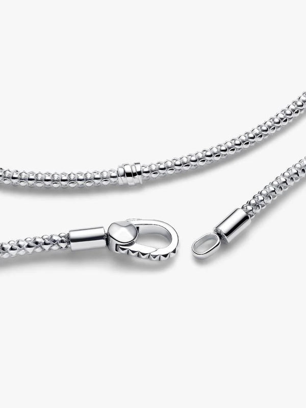 Bracciale Pandora Maglia Geometrica Con Chiusura a Moschettone 593681C00