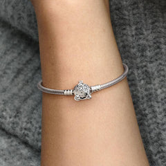 Pandora Disney Bracelet with Pumpkin Carriage Clasp
