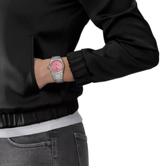 Orologio Tissot PRX da donna 35 mm con Quadrante Rosa T1372101133100