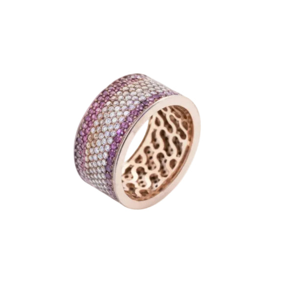 Anello Sogni Fascia con Pietre Multicolor AN092RLR