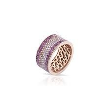 Anello Sogni Fascia con Pietre Multicolor