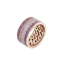 Anello Sogni Fascia con Pietre Multicolor AN092RLR
