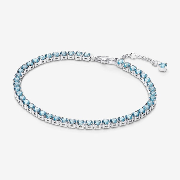 Bracciale Pandora Tennis Cristalli Azzurri 591469C03