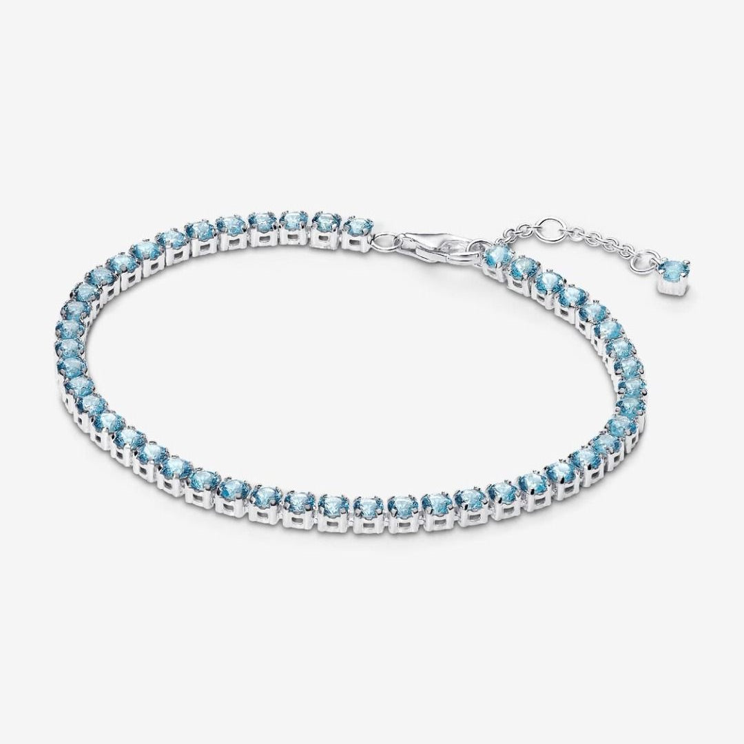 Bracciale Pandora Tennis Cristalli Azzurri 591469C03