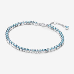 Bracciale Pandora Tennis Cristalli Azzurri 591469C03