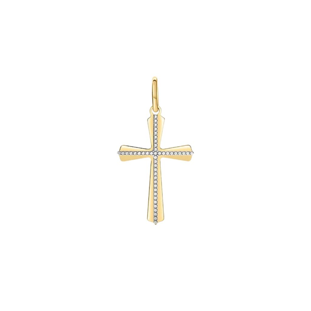 Ciondolo Stroili Croce Holy Oro Bicolore 9 KT 1411713