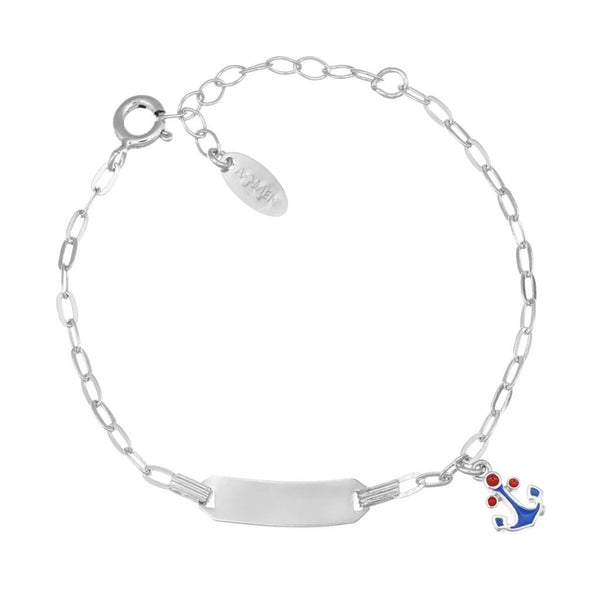 Bracciale Amen Junior Personalizzabile con Ancora BRJTAANB