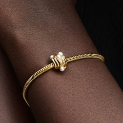 Pandora Ocean Treasures Charm 14k Gold Plating