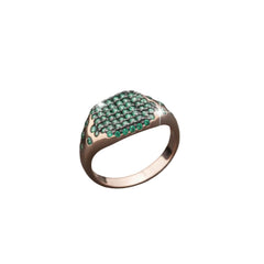 Anello Sogni Chevalier Quadrato Pavé AN039RB