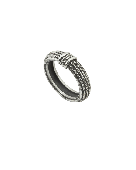 Anello Nove25 Fede Magna Grecia in Argento