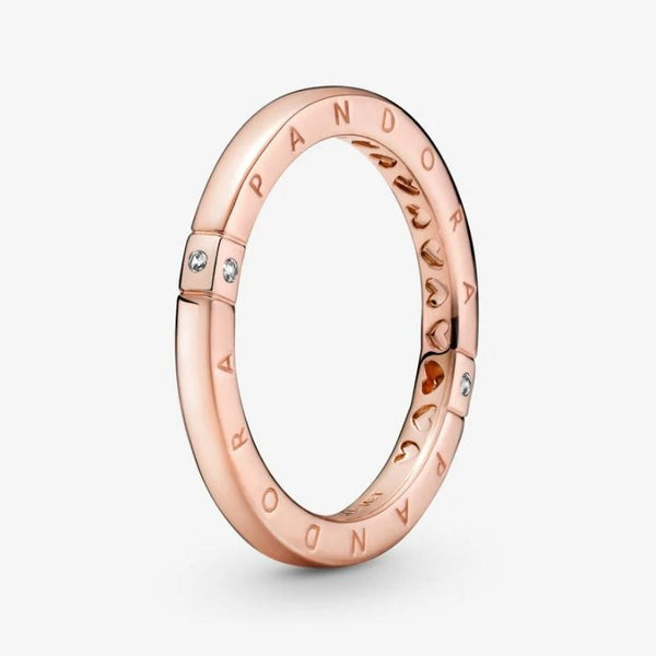Anello Pandora Fedina Rosè Cuori 189482C01
