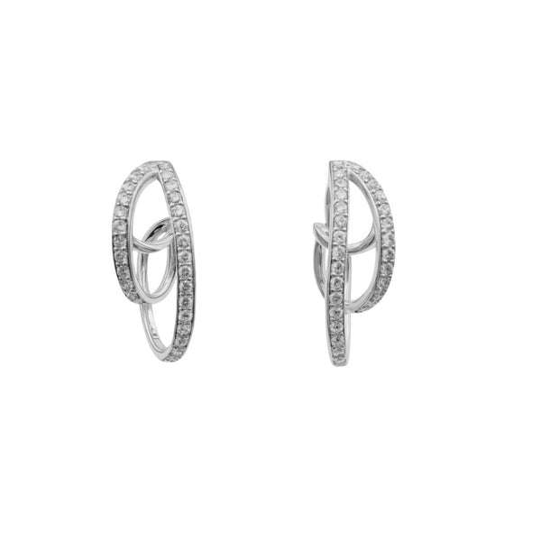 Pendientes Bronzallure Multi-Hoop con circonitas cúbicas
