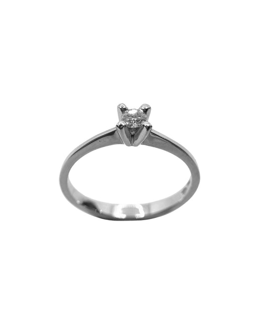 Anello Bibigì Solitario A 4 Punte Con Diamante Centrale