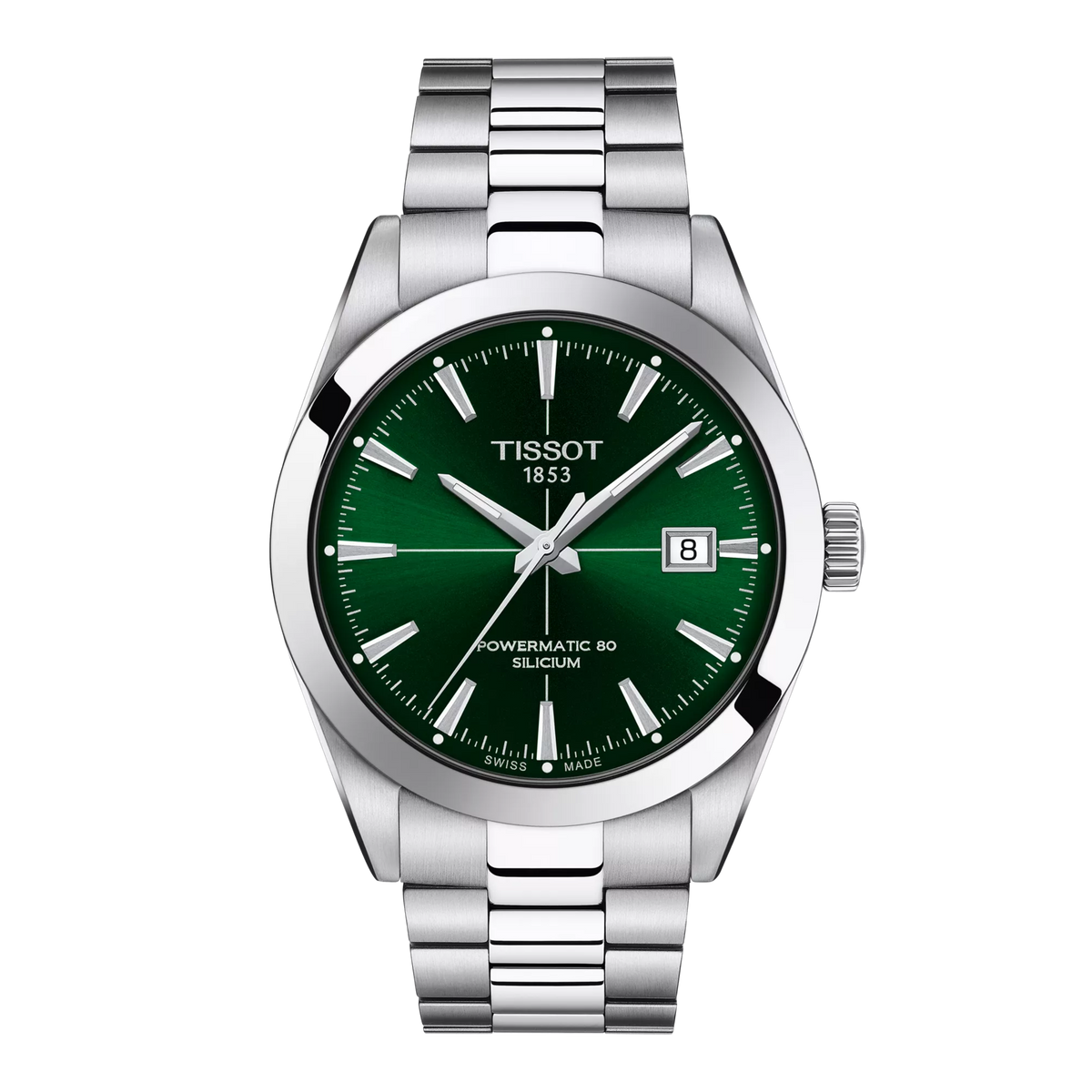 Orologio Tissot Gentleman Powermatic 80 Silicium Verde T1274071109101