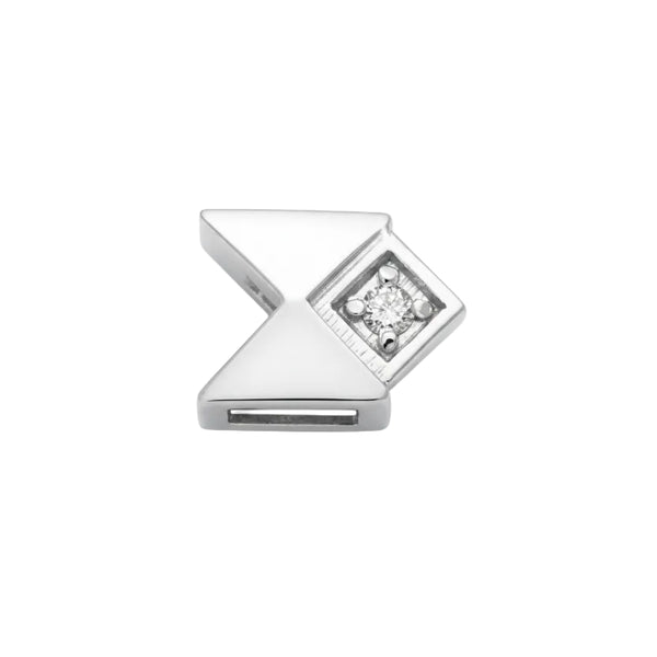 Elements Geometrie in Oro Bianco e Diamanti 0,01 ct ECF11722.001