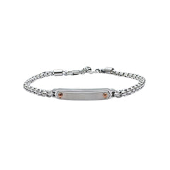 Bracciale Zancan In Acciaio 316L Con Targhetta EHB450