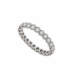 Anello Iannelli Veretta in Oro Bianco 18 KT e Diamanti Naturali RTRT1