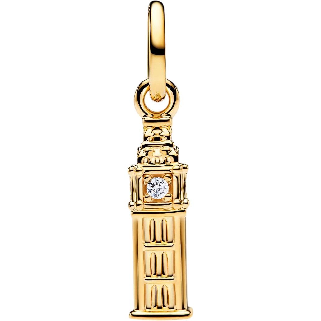 Charm Pandora Pendente Big Ben Placcato Oro 14 KT 764630C01