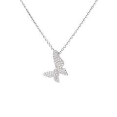 Collana Giorgio Visconti con Farfalla in Oro Bianco e Diamanti GBX36947