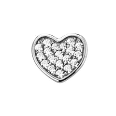 Charms Maxy con forma de corazón y circonita de Marcello Pane