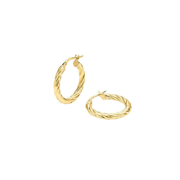 Orecchini Stroili A Cerchio Toujours Oro Giallo 9 KT 15 mm 1418289