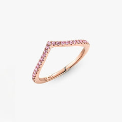Anello Pandora Desiderio Scintillante Rosè Pietre Rosa