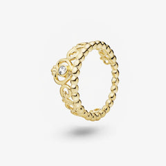 Anello Pandora Tiara Dorata 167158CZ
