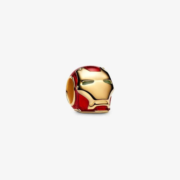 Charm Pandora Marvel, Avengers, Elmo Di Iron Man Placcatura In Oro Giallo 14 Kt 764213C01