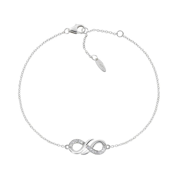 Bracciale Amen Amore Infinito Con Zirconi In Argento BRINLUBBZ