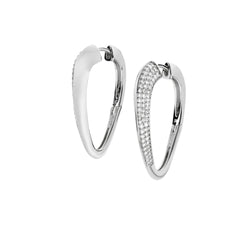 Orecchini Amen Collezione Aldebaran Cerchi con Zirconi in Lega -