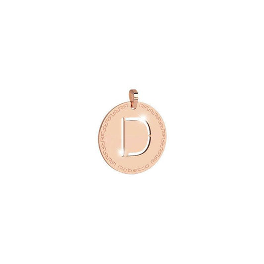 Rebecca Charm Mi Alfabeto Inicial Letra Mediana D Rosa