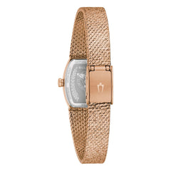 Orologio Bulova Donna Goddess of Time Placcato Oro Rosa Con Quadrante Occhio Di Tigre 97L185
