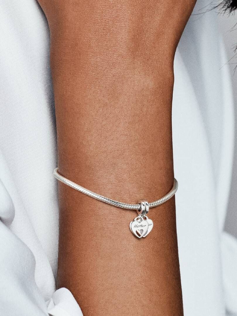 Charm Pandora Pendente Cuori Mamma E Figlia Divisibile 799187C01