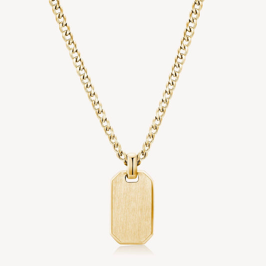 Collar de oro para hombre Brosway INK