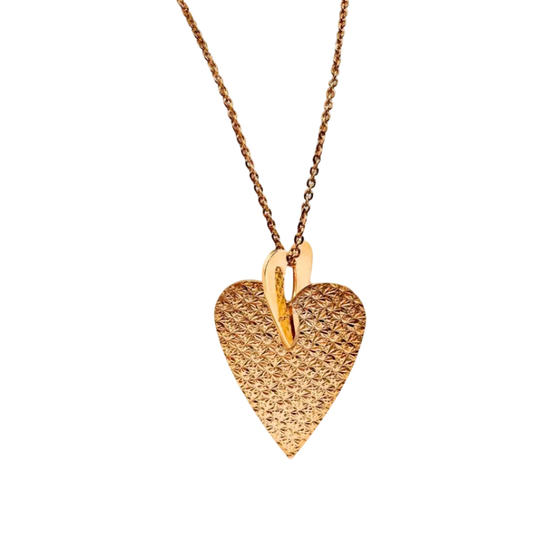 Rebecca Femme Collar Corazón Rosado