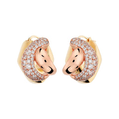 Orecchini Bronzallure a Intreccio in Pavé di Cubic Zirconia WSBZ02615.WR