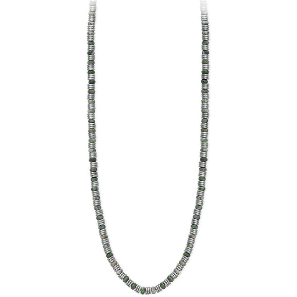 Collar de acero rodante para hombre de 2 joyas
