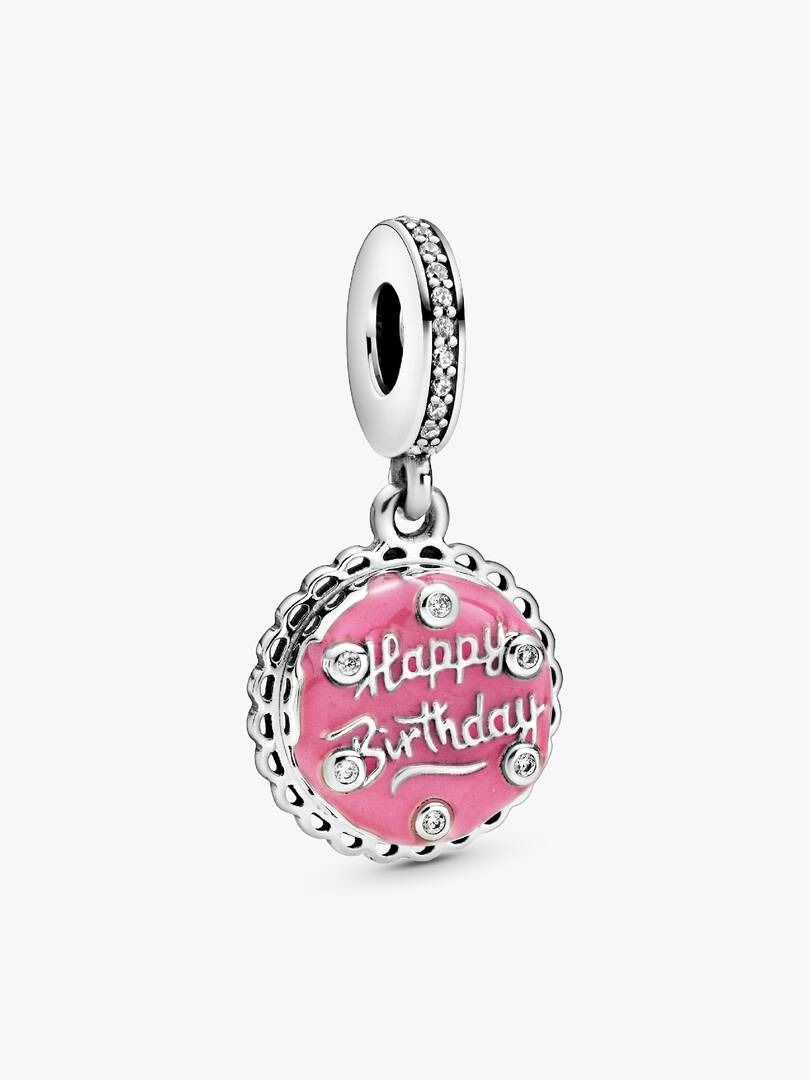 Charm Pandora Pendente Torta Di Compleanno Rosa 798888C01