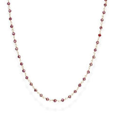 Collana Amen Donna Romance Con Cristalli Amaranto CLRA90